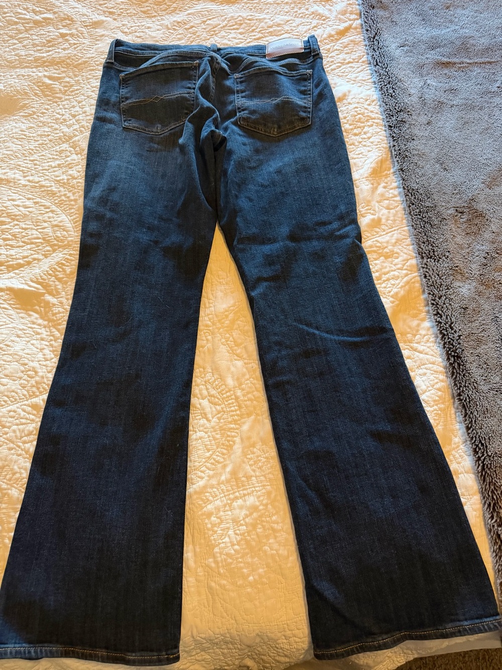 Lucky Brand Dark Indigo Wide Leg Jeans